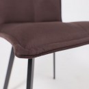 Кресло РУБИК U Velutto 24 темно-коричневый велюр/черный